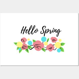 hello spring Posters and Art